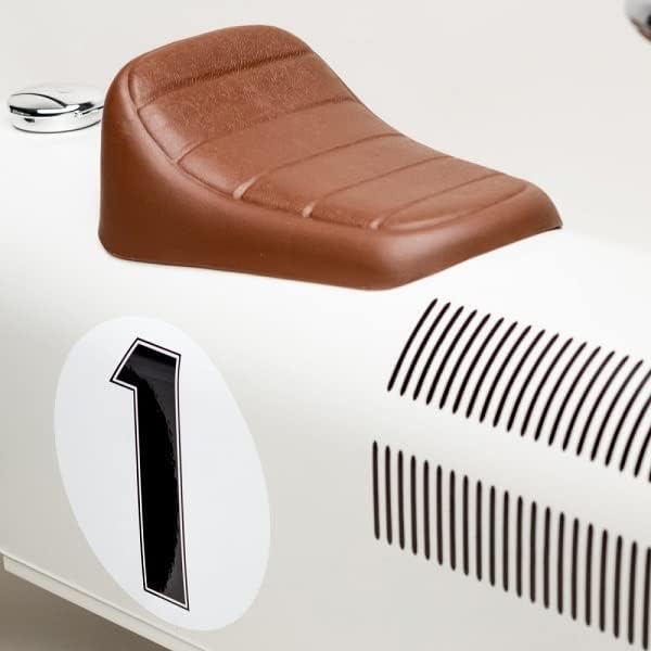 Porteur en métal, Vintage blanc crème