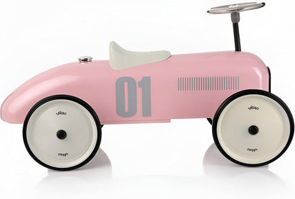 Porteur en métal, Vintage rose tendre