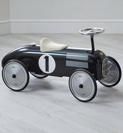 Porteur en métal, Vintage noir
