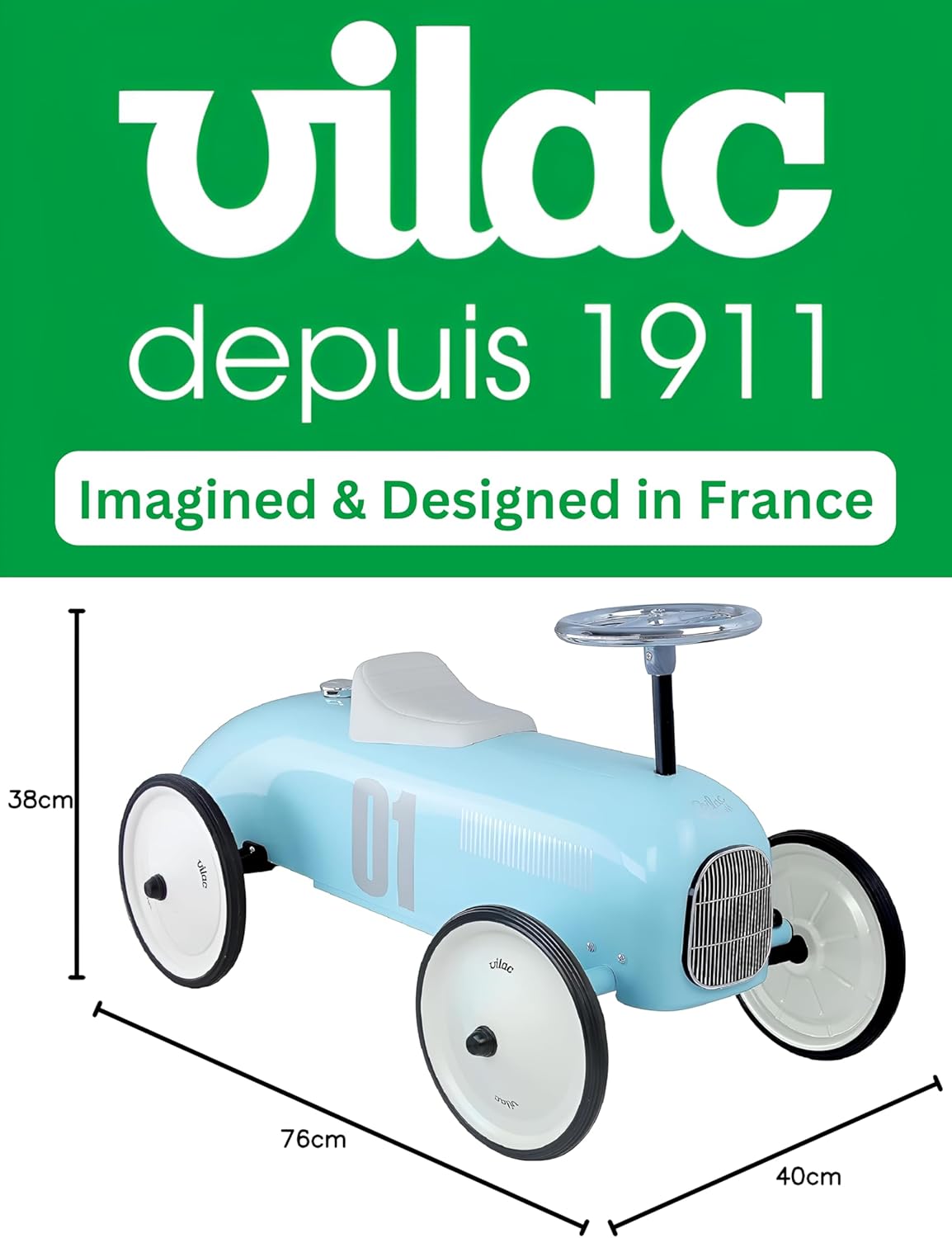 Porteur en métal, Vintage aqua