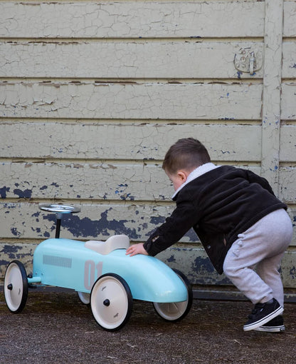 Porteur en métal, Vintage Vert British