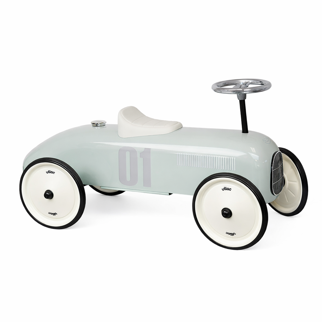 Porteur en métal, Vintage Vert Sauge