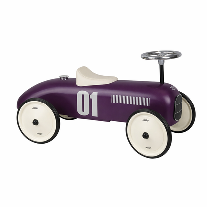 Porteur en métal, Vintage aubergine