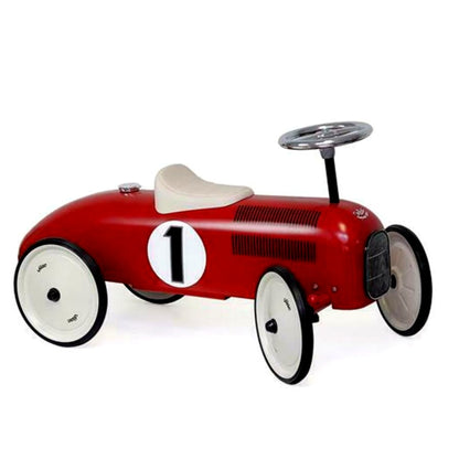 Porteur en métal, Vintage Rouge & Blanc crème