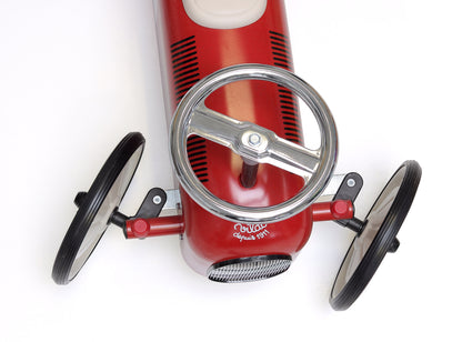 Porteur en métal, Vintage Rouge & Blanc crème